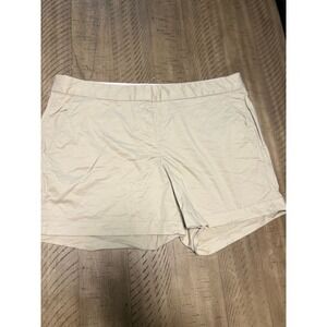 Brooks Brothers 346 Womens Khaki Shorts Size 12 Career Casual
